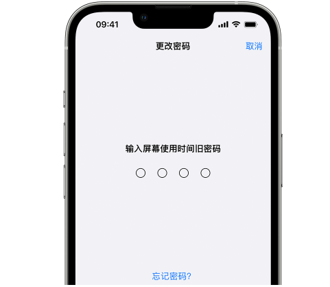 沈丘iPhone屏幕维修分享iPhone屏幕使用时间密码忘记了怎么办 