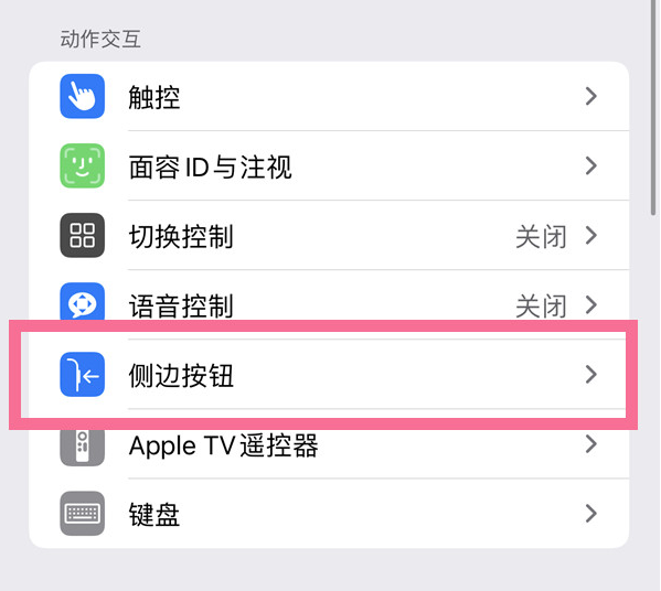 沈丘苹果14维修店分享iPhone14 Plus侧键双击下载功能关闭方法 